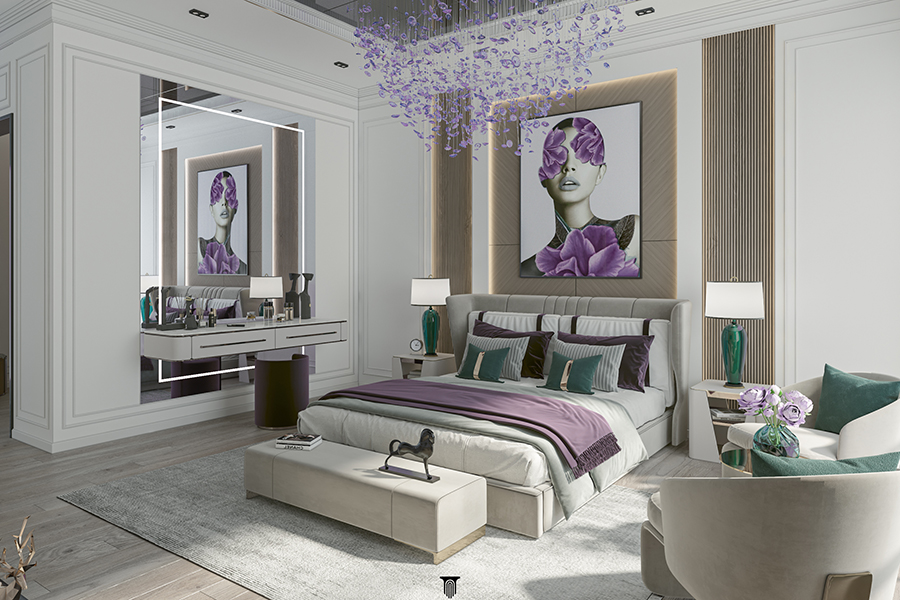 azure opulence bedroom