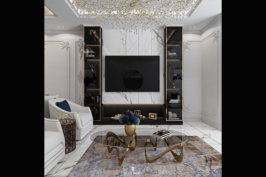 neo classic guest room