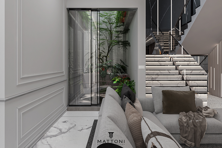 neo classic guest room